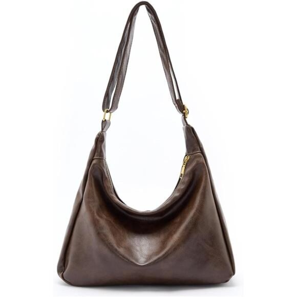 Handbags - Hobo Bags for Women, Ultra Soft Brown
